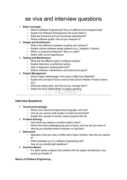 50+ Essential Software Engineering Viva Questions for 2025 for Aktu,Knit iet and mjpru.