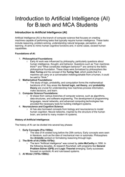 Artificial Intelligence: Techniques, Applications, and Key Concepts interview questions and answers with numericals