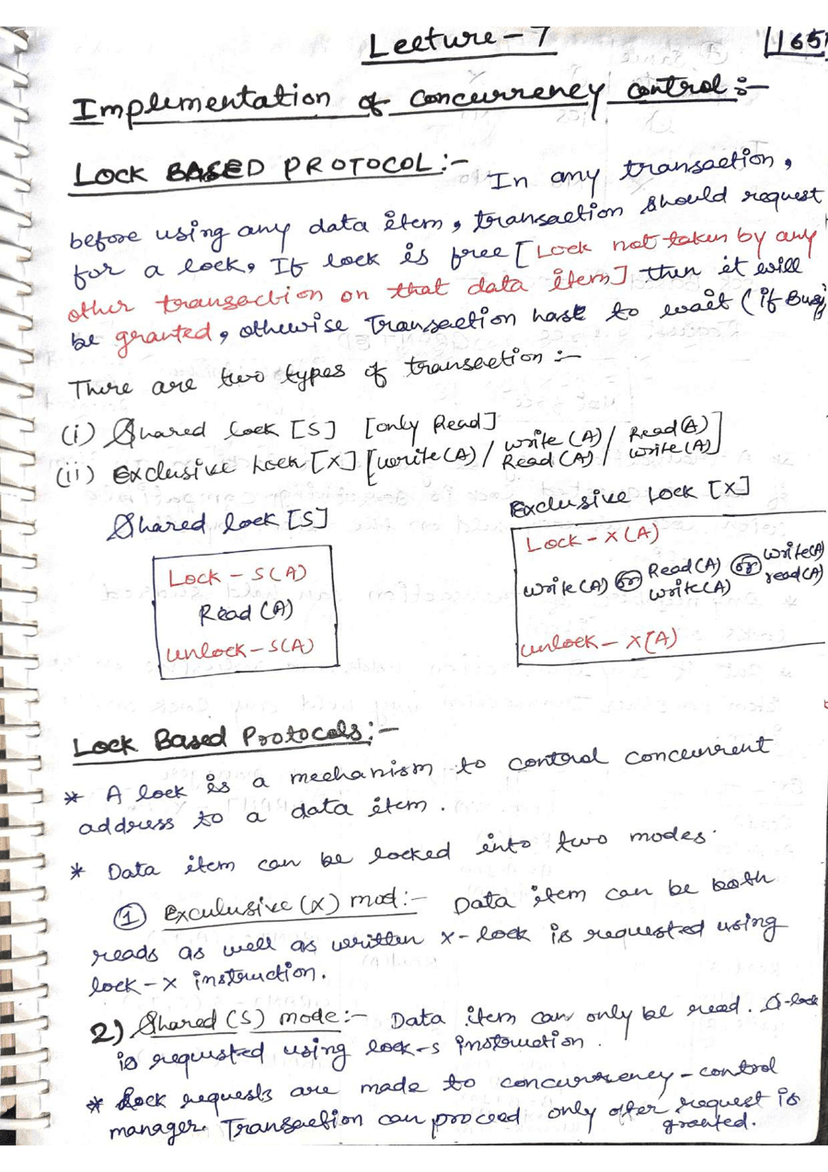 [DBMS]: Transaction and Concurrency control part 4