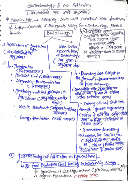 Biotechnology and Its Applications Notes | Class 11, 12, NEET & Medical Exams