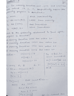 COA Machine Instructions lecture 8