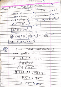 RRB Group D Factorization Part 2