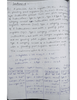 COA Machine Instructions lecture 6-7