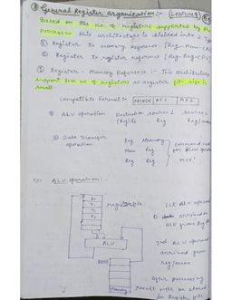COA Machine Instructions lecture 4 notes free download