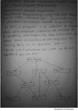 Oops in cpp part 1 free pdf notes download