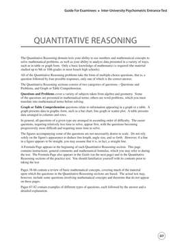 Quantitative and logical thinking notes