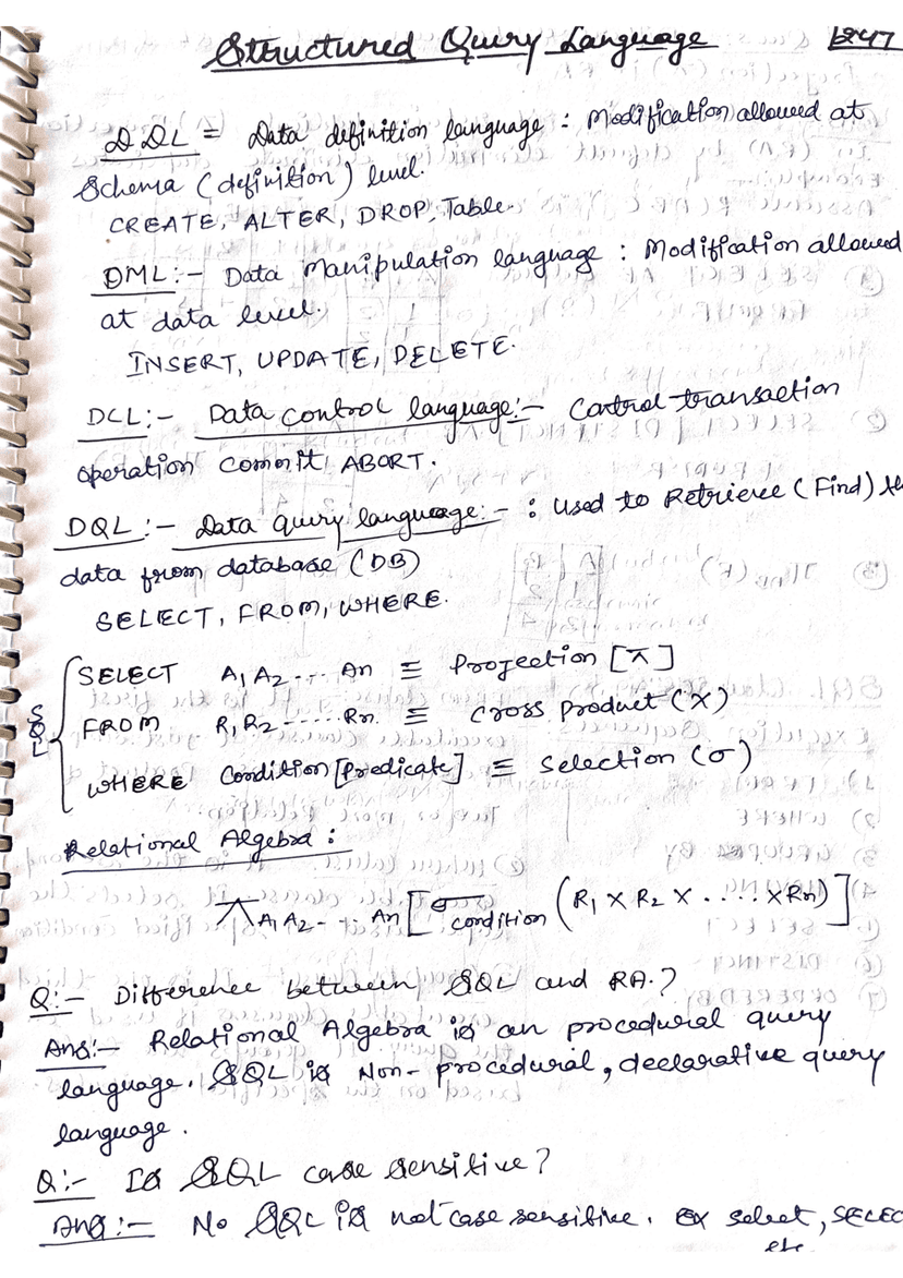 [DBMS] Query Language - Part 3 | Advanced Concepts & Examples