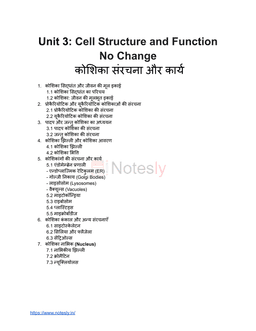 Cell Structure and Function Notes PDF (NEET Biology) 2025-26 – Quick Revision Guide