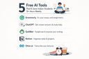 5 Free AI Tools That'll Save Indian Students 10+ Hours Weekly
