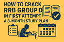 How to Crack RRB Group D in First Attempt: A 3-Month Study Plan (Daily/Weekly Breakdown for Aspirants)